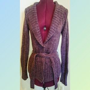 GAP belted mohair long cardigan